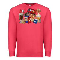 Cardinal Postal Worker Coffee Cups Premium Sweatshirt - FaDigitalArtStudio