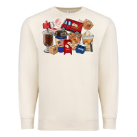 Sandshell Postal Worker Coffee Cups Premium Sweatshirt - FaDigitalArtStudio