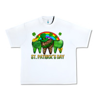 White St. Patricks Dental Urban Heavy Tee - BundleAndBundleShop