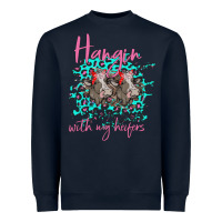 Navy Hangin With My Heifers Heavyweight Sweatshirt - Bettercallsaul