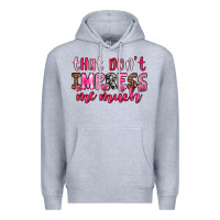 Heather Grey that don t impress me much Premium Hoodie - OliviaCreatesArt