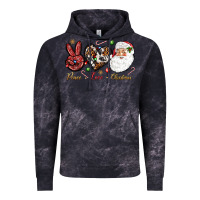 Cloud Black Peace love Christmas Vintage Hoodie - NancyCooperArtShop