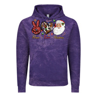 Cloud Purple Peace love Christmas Vintage Hoodie - NancyCooperArtShop