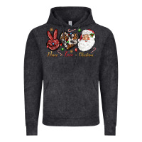 Vintage Black Peace love Christmas Vintage Hoodie - NancyCooperArtShop