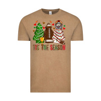 Vintage Coffee tis' the season american football christmas cakes bbs Vintage Tee - BundleAndBundleShop