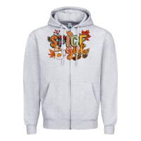 Heather Grey spice girl Zipper Hoodie - CowGirlArtShop