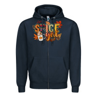 Navy spice girl Zipper Hoodie - CowGirlArtShop