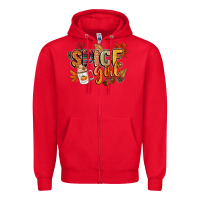 Red spice girl Zipper Hoodie - CowGirlArtShop