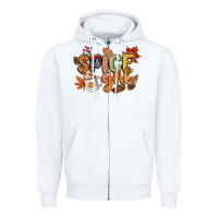 White spice girl Zipper Hoodie - CowGirlArtShop