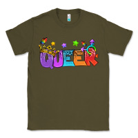 Army Green Western Queer LGBTQ+ Classic Tee - BundleAndBundleShop