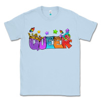 Dusty Blue Western Queer LGBTQ+ Classic Tee - BundleAndBundleShop