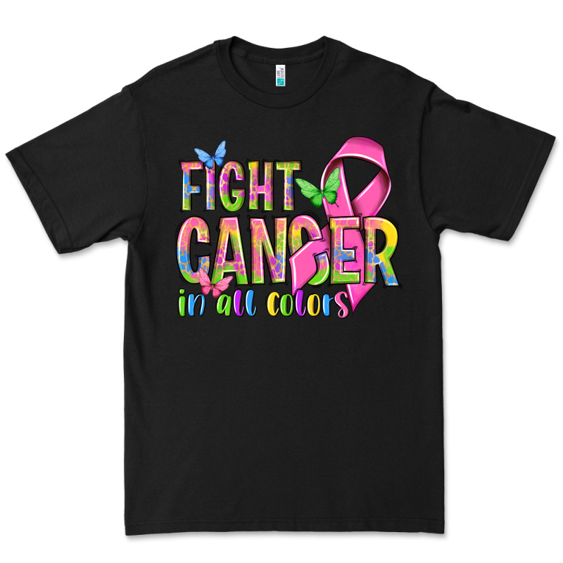 Fight Cancer In All Colors Premium Tee by NancyCooperArtShop | Teevron