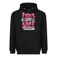 Black fight believe hope survive cancer awareness Heavyweight Hoodie - FaDigitalArtStudio