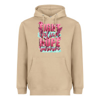 Mushroom fight believe hope survive cancer awareness Heavyweight Hoodie - FaDigitalArtStudio