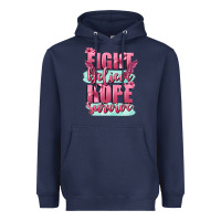 Navy fight believe hope survive cancer awareness Heavyweight Hoodie - FaDigitalArtStudio