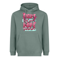Sage fight believe hope survive cancer awareness Heavyweight Hoodie - FaDigitalArtStudio