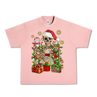 Salmon Skeleton Christmas Element Snowman Awda Urban Heavy Tee - BundleAndBundleShop
