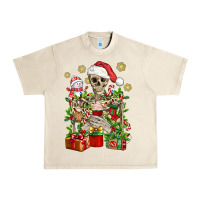 Sandshell Skeleton Christmas Element Snowman Awda Urban Heavy Tee - BundleAndBundleShop