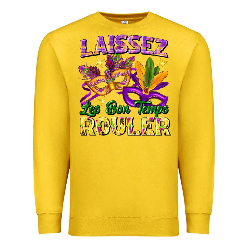 Laissez Les Bon Temps Rouler Premium Sweatshirt by FaDigitalArtStudio | Teevron