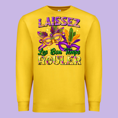Laissez Les Bon Temps Rouler Premium Sweatshirt Designed By Fadigitalartstudio