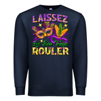 Navy Laissez les bon temps rouler Premium Sweatshirt - FaDigitalArtStudio
