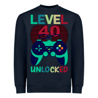 Navy Level 40 Unlocked Heavyweight Sweatshirt - Bettercallsaul