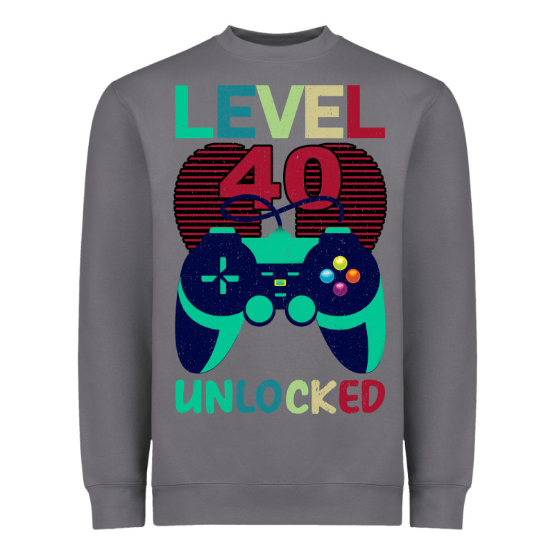 Level 40 Unlocked Heavyweight Sweatshirt by Bettercallsaul | Teevron