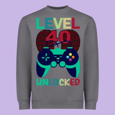 Level 40 Unlocked Heavyweight Sweatshirt Designed By Bettercallsaul