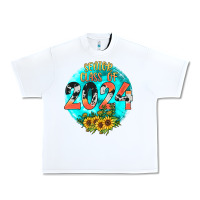 White class of 2024 senior Urban Heavy Tee - JahusDesignShop