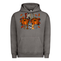 Pigment Tornado autumn style with pumpkins Urban Hoodie - CowhideDigitalArt