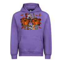 Tulip autumn style with pumpkins Urban Hoodie - CowhideDigitalArt