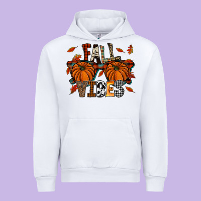 Autumn Style With Pumpkins Urban Hoodie Designed By Cowhidedigitalart