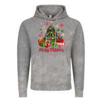 Cloud Rock merry christmas tree with gift box Vintage Hoodie - MaliasSmallBusiness