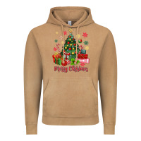 Vintage Camel merry christmas tree with gift box Vintage Hoodie - MaliasSmallBusiness