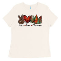 Bone Peace love western christmas trees Ladies Tee - Jasminsmagicworld