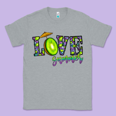 Love Summer Classic Tee Designed By Cowhidedigitalart