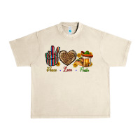 Sandshell Peace Love Fiesta Urban Heavy Tee - BundleAndBundleShop