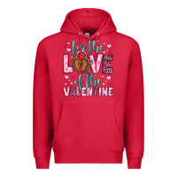 Cardinal for the love of the valentine Premium Hoodie - OliviaCreatesArt