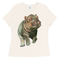 Bone baby hippo Ladies Tee - LillyAllenDesigns