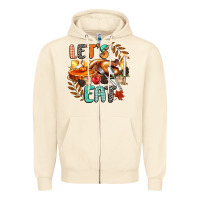 Sandshell lets eat Zipper Hoodie - CowGirlArtShop