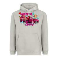 Loads Of Love Valentine's Day Truck Heavyweight Hoodie | Teevron