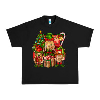Black Christmas Elf Truck Urban Heavy Tee - BundleAndBundleShop