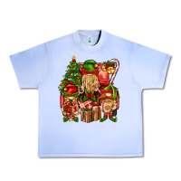 Grape Ice Christmas Elf Truck Urban Heavy Tee - BundleAndBundleShop