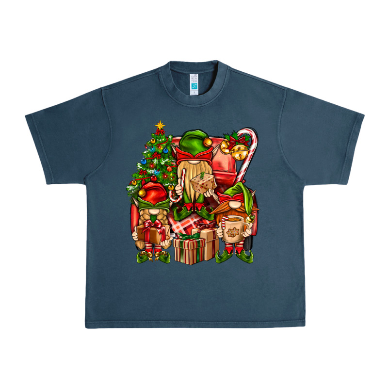 Christmas Elf Truck Urban Heavy Tee by BundleAndBundleShop | Teevron