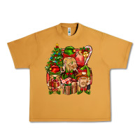 Peanut Butter Christmas Elf Truck Urban Heavy Tee - BundleAndBundleShop