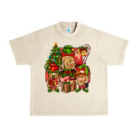 Sandshell Christmas Elf Truck Urban Heavy Tee - BundleAndBundleShop