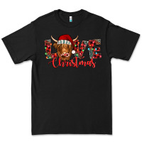 Black love christmas highland cow and turquoise gemstone Premium Tee - Jasminsmagicworld