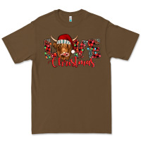 Cacao love christmas highland cow and turquoise gemstone Premium Tee - Jasminsmagicworld