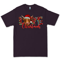 Plum love christmas highland cow and turquoise gemstone Premium Tee - Jasminsmagicworld