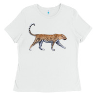 White leopard Ladies Tee - LillyAllenDesigns
